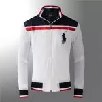 nouvelle collection ralph lauren veste sweat polo big polyester 366 blanc